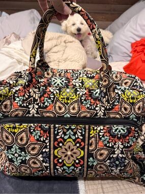 Vera Bradley Duffle Quilted Floral Travel Tote Bag - Multicolor